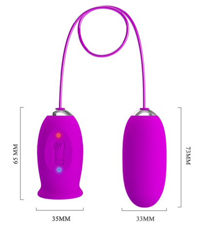 Vibro jaje sa funkcijom lizanja